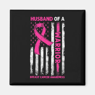 Aimant Mari conscientisation cancer d'une guerrière drape