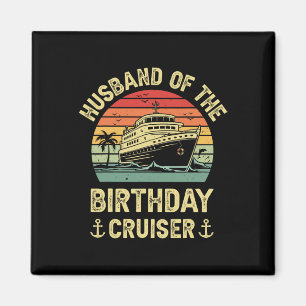 Aimant Mari De La Croisière D'anniversaire De Cruiser Ann