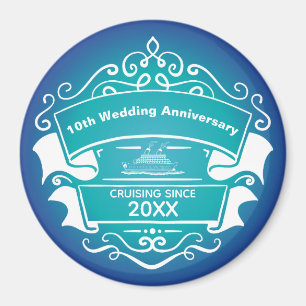 Aimant Mariage Anniversaire Croisière Cabine Porte magnét