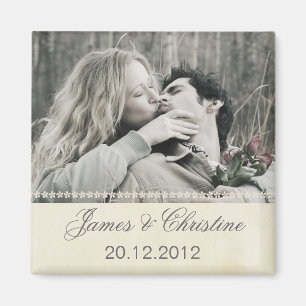 Aimant mariage avec votre photo