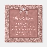 Mariage de Parties scintillant rose Gold et élégan