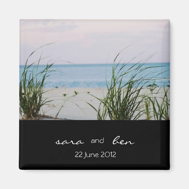 Aimant Mariage de plage (Devant)