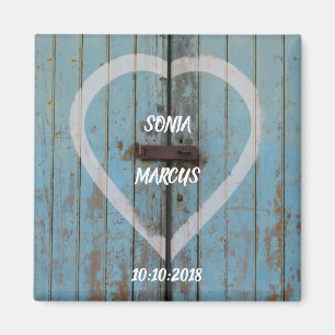 Aimant Mariage de porte de la grange rustique