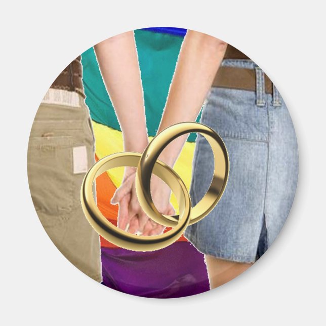 Aimant Mariage féminin (Devant)