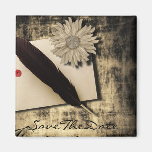 Aimant mariage gothique vintage de steampunk d'amour