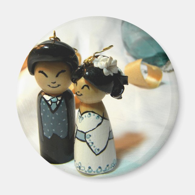 Aimant Mariage I de Kokeshi (Devant)