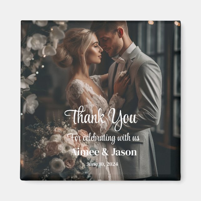 Aimant Mariage Merci (Devant)