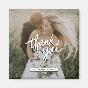 Aimant Mariage Photo Merci Favor