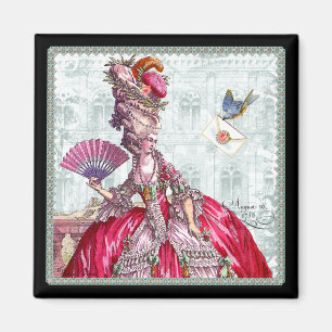 Aimant Marie Antoinette et Bluebird