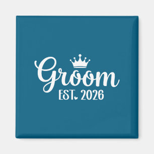 Aimant Marié est 2026 mariée marié engagement assorti