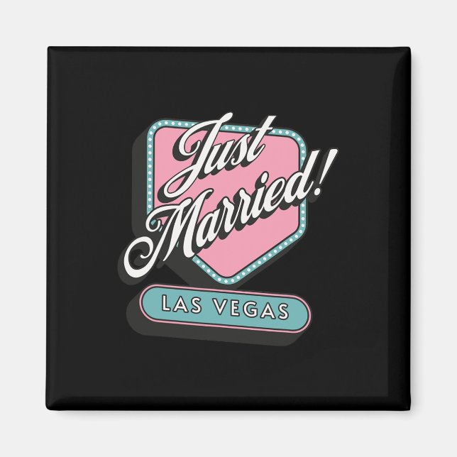 Aimant Marié Las Vegas Mariage mariée (Devant)
