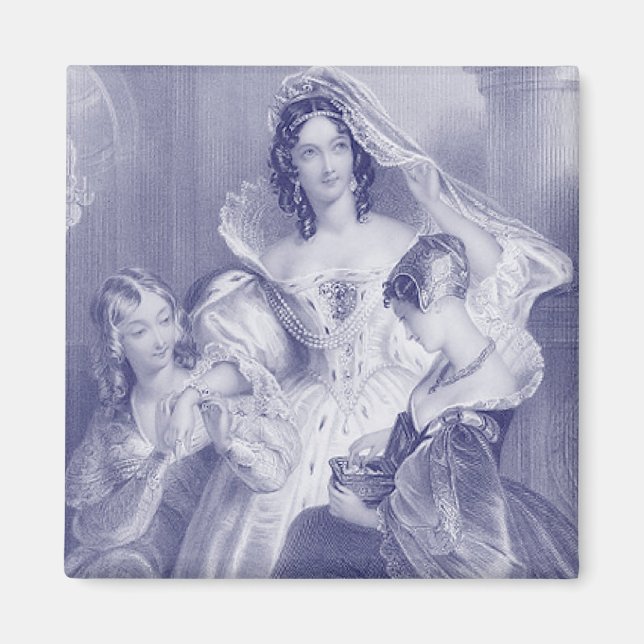 Aimant Mariée vintage (Devant)