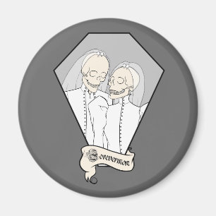 Aimant Mariées squelettes