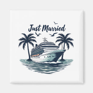 Aimant Mariés Croisière Été Mariage Mari Husband Femme