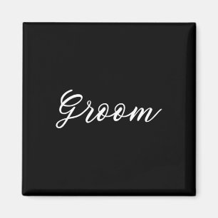 Aimant Mariés mariée et marié lune de miel juste Co