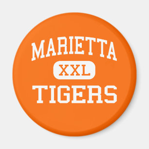 Aimant Marietta - Tigers - Lycée - Marietta Ohio