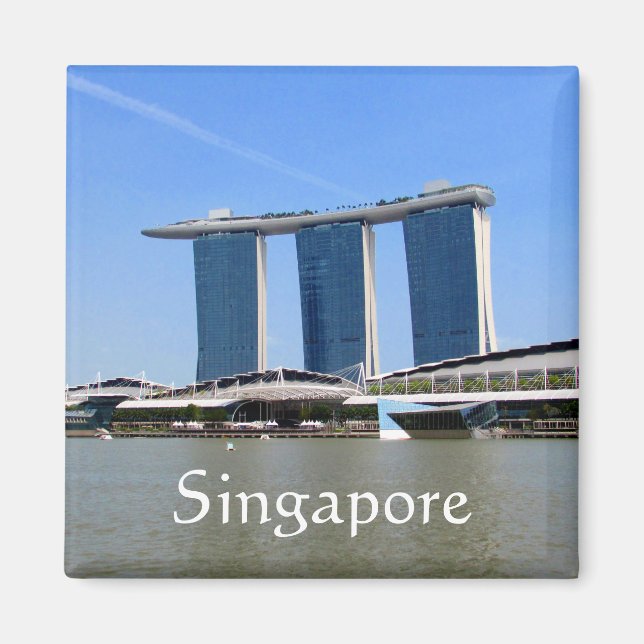 Aimant marina bay singapour (Devant)