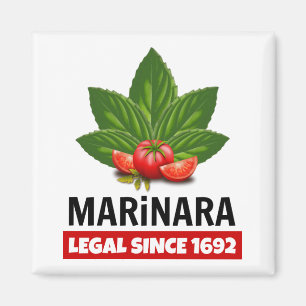 Aimant Marinara Légal Depuis 1692 Tomates Basil