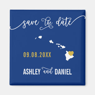Aimant Marine Hawaii Mariage Enregistrer la carte de la d