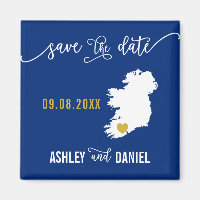 Marine Irlande Mariage Enregistrer la date Carte i