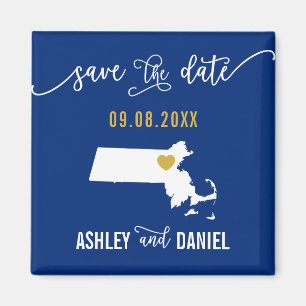 Aimant Marine Massachusetts Mariage Enregistrer la carte 
