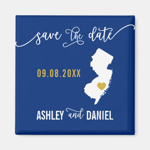 Aimant Marine New Jersey Mariage Enregistrer la carte de
