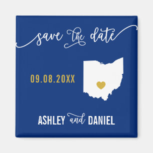 Aimant Marine Ohio Mariage Enregistrer la carte des dates