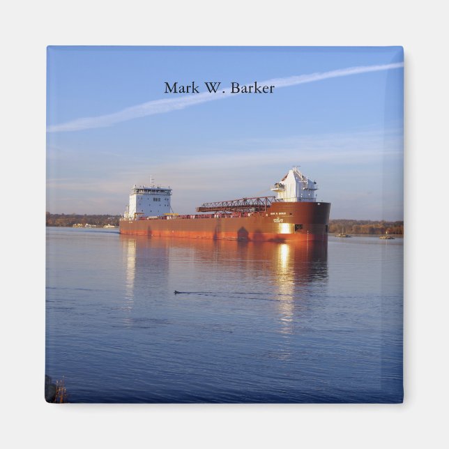 Aimant Mark W. Barker (Devant)