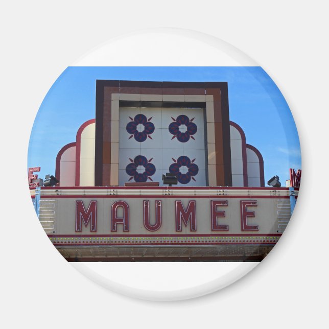 Aimant Marquee du Théâtre Maumee (Devant)
