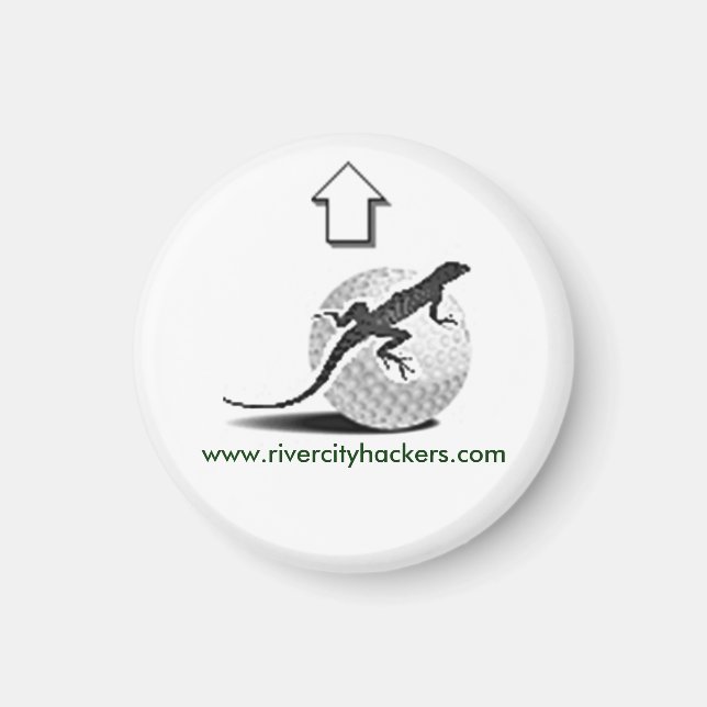 Aimant Marqueur de balle de golf Lizzzard (Devant)