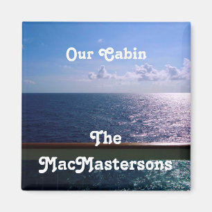 Aimant Marqueur de porte de cabine de grand luxe de bleu