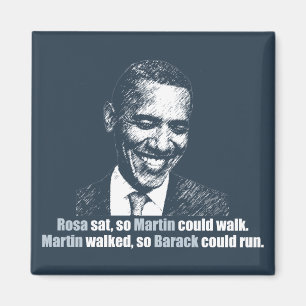 Aimant Martin marcha pour que Barack puisse courir.
