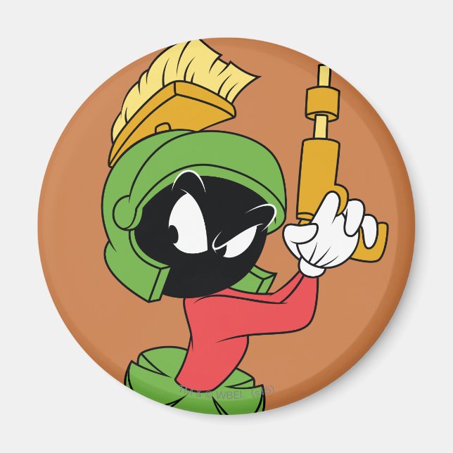 Aimant MARVIN MARTIAN™ Ready Avec Laser (Devant)