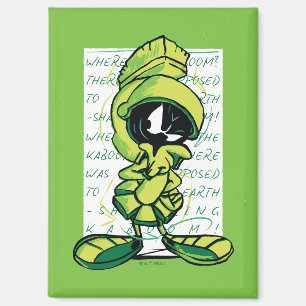 Aimant MARVIN THE MARTIAN™ - Croquis