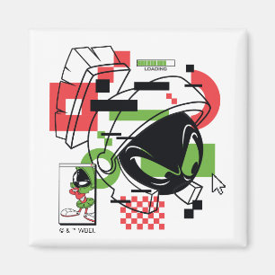 Aimant MARVIN THE MARTIAN™ Glitch