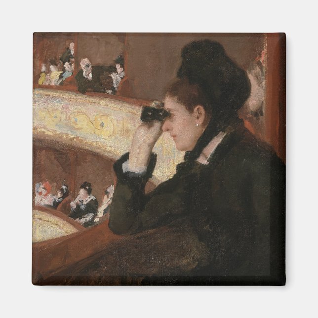 Aimant Mary Cassatt - Dans le loge (Devant)
