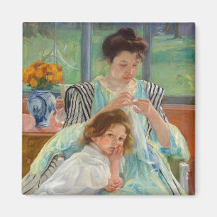 Aimant Mary Cassatt - Jeune Mère Couturière