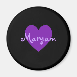 Aimant Maryam en violet
