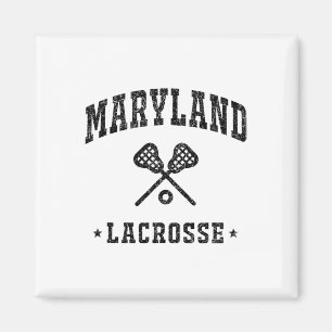 Aimant Maryland Lacrosse Vintage Gameday Retro Lacrosse L