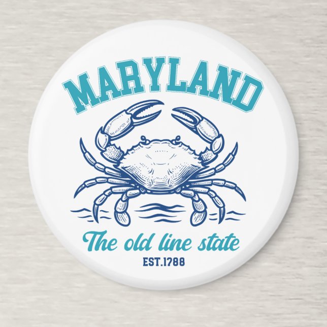 Aimant Maryland Old Line State - Maryland Pride (Créateur téléchargé)