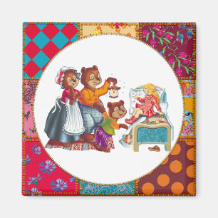 Aimant Masha et 3 ours