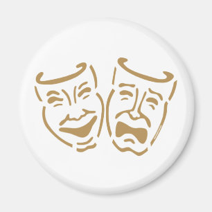 Aimant Masques de drame simples