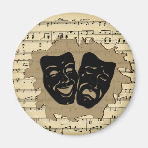 Aimant Masques de théâtre et musique antique