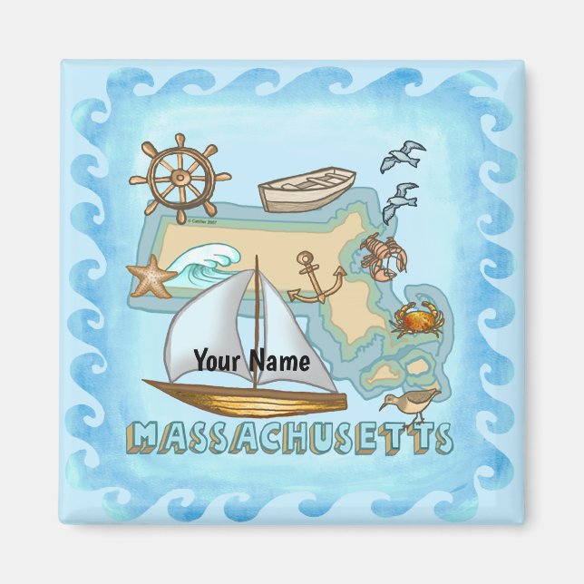 Aimant Massachusetts (Devant)