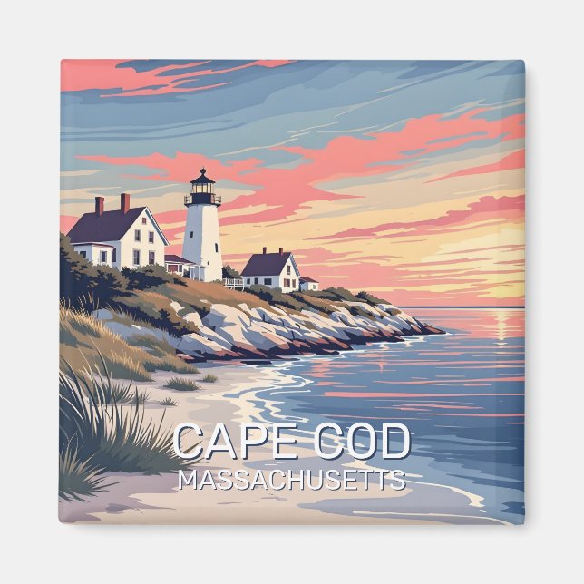 Aimant Massachusetts de Cape Cod (Devant)
