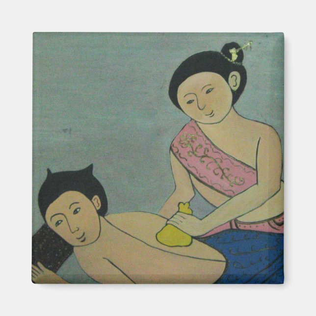 Aimant Massage traditionnel thaïlandais (Devant)