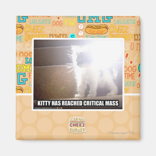 Aimant Masse critique Kitty (Devant)