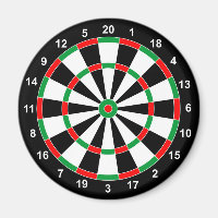 Master Darts Board Basique Round Target Classic je