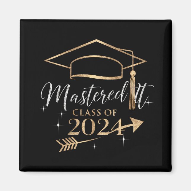Aimant Mastered It Class of 2024 Graduation Cadfts for He (Devant)