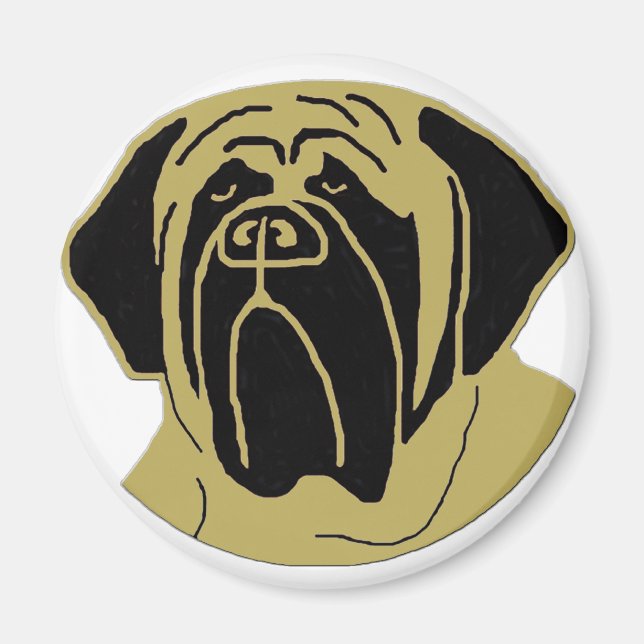 Aimant Mastiff anglais (Devant)